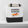 CafePress Kayaking Instructor Canvas Tote Top Zipper Closure
