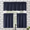 No. 918 Martine Microfiber Semi-Sheer Rod Pocket Kitchen Curtain Valance