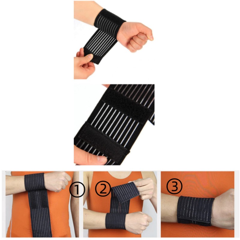 Elastic Breathable Wrap Ankle Extra Long Elastic Knee Wrap Compression