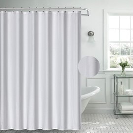 Popular Bath 801699 Shower Curtain/Liner, White