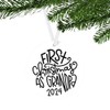 First Christmas One Sided Ornaments (Grandpa)