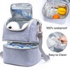 Breastmilk Storage Bag with Ice Pack for 6 Mam Bottles