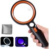 Magnifying Glass with Light, 30 LED Lights Handheld Illuminated Magnifier