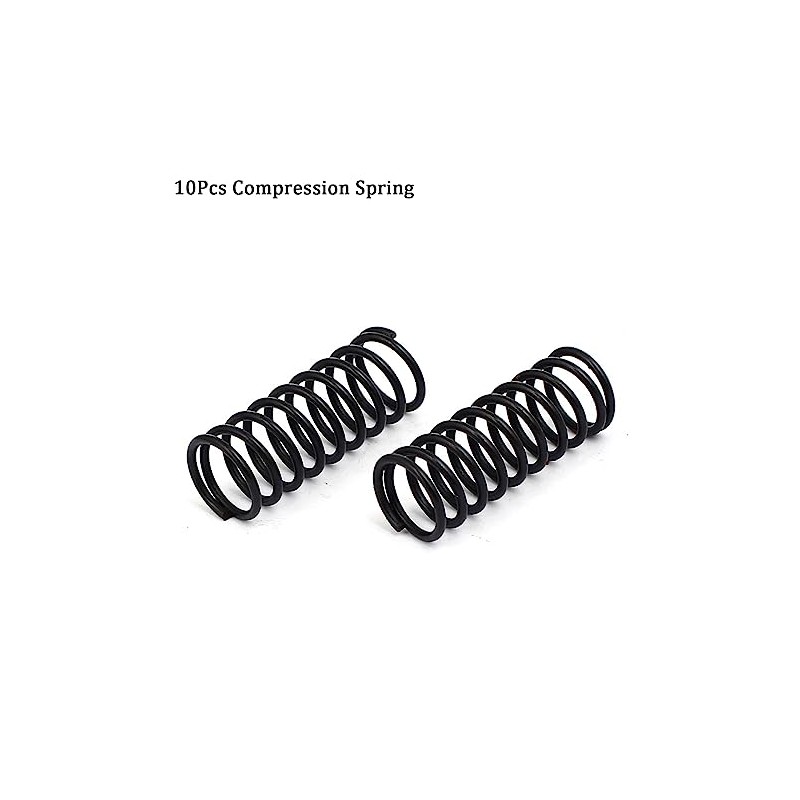 TA-VIGOR 10Pcs Compressed Spring, 1.2mm Wire Dia, 12mm OD, 30mm