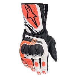 Alpinestars SP-8 V3 Motorcycle Gloves (Black/Red/White, M)