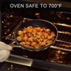 MsMk 10 Inch Frying Pan Nonstick with Lid, Induction Fry