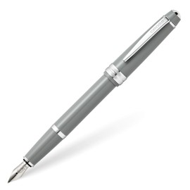 Cross Bailey Light Polished Gray Resin w/Polished Chrome Appointments and Extra Fine Nib Fountain Pen