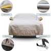Tecoom Thick Shell Car Cover Super Breathable-Waterproof Windproof Snow Sun