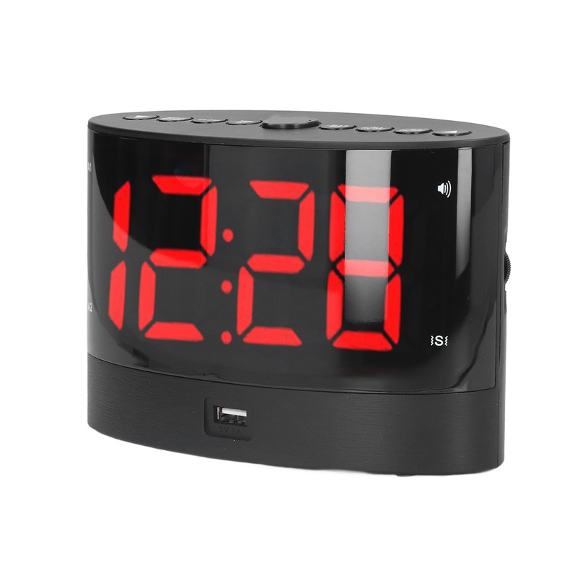 Digital Alarm Clock USB Charging Alarm Clock with 3 Vibration