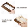 SZKYSJGS Solid Wood Picture Frames, 4x6 WalnutWooden Photo Frames