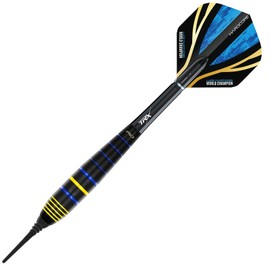 RED DRAGON Luke Humphries Coolhand 20G Brass Softip Darts Set with flights and Shafts (Stems)