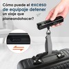 travel inspira Báscula de Equipaje Sin Pilas, Báscula Digital Portátil
