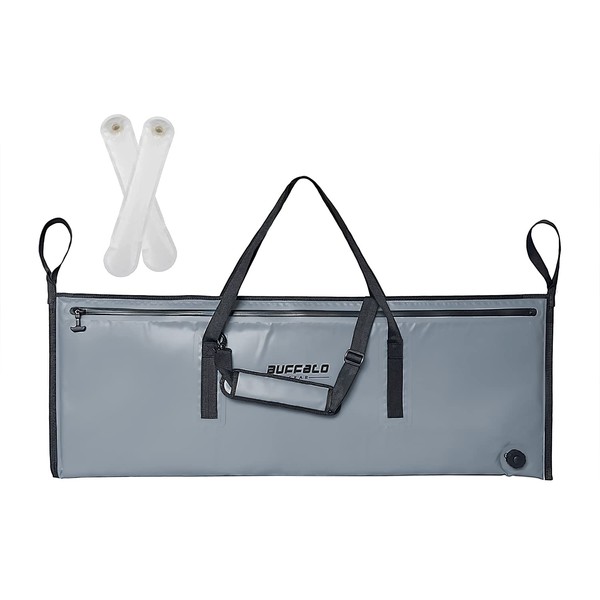 Buffalo Gear Insulated Fish Bag Cooler 48x18in,Leakproof Fish Kill Bag