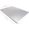 Stainless Steel Cutting Board, Thick Heavy Duty Kneading Board with