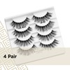 Eylure Luxe Faux Mink False Lashes - Regal, 4 Pairs