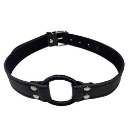 Bondage gag Leather O Ring 45 mm