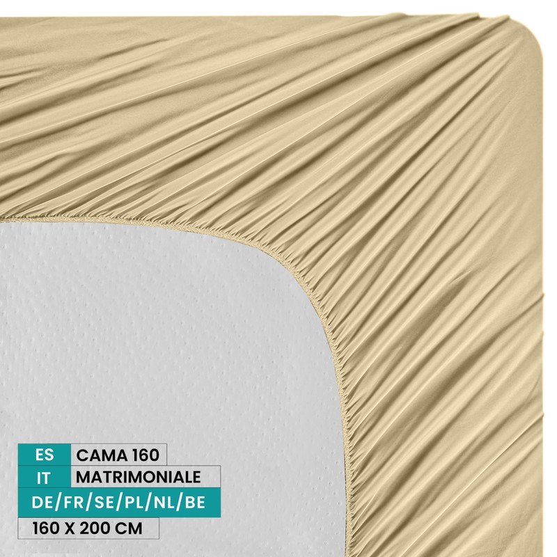 Utopia Bedding Mattress Protector, 160 x 200 x 30 cm,