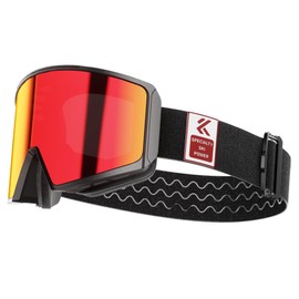 KAPVOE Ski Goggles Snowboard Goggles for Men Women Youth OTG Snow Goggles Anti Fog 1OO% UV Protection Motorcycle Goggles Over Glasses Winter Snow Sports Goggles Snowmobile Skiing Skating Red