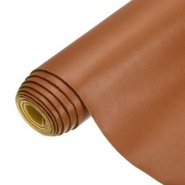 PATIKIL PU Faux Leather Fabric Nappa Grain 1 Yards Length 54"x36"x0.04" Soft Synthetic Leather Material Sheets 1mm Thick for Bags DIY Crafts, Brown