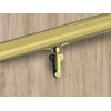 QCAA Heavy Duty Handrail Bracket, 3", Stair Railing Bracket for