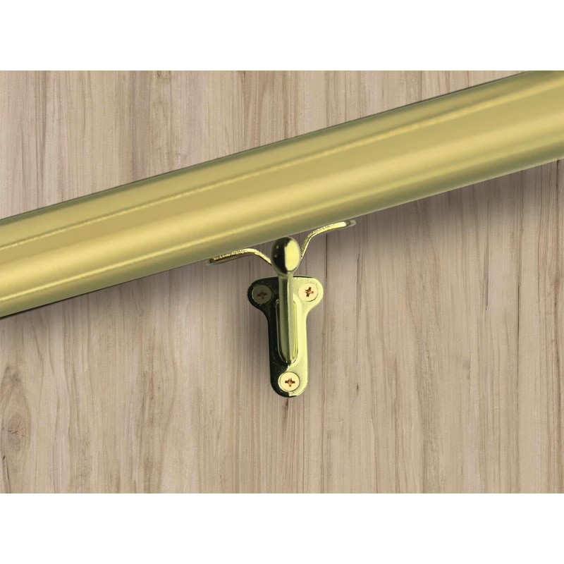 QCAA Heavy Duty Handrail Bracket, 3", Stair Railing Bracket for