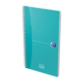 Oxford Task Manager 460 Page Spiral To Do List Notebook - Turquoise