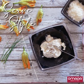 OMADA 44-Oz Large Plastic Bowls: Blue Colored Plastic Salad Bowls - Big Plastic Serving Bowls for Parties - Dishwasher Safe Plastic Snack Bowls - BPA Free Plastic Pasta Bowls – Set of 2 Bowls