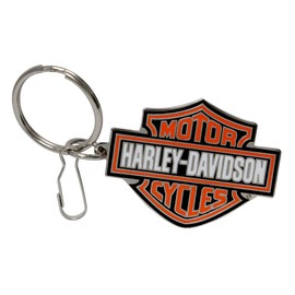 Harley-Davidson® Keychain Enamel B&S