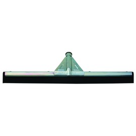 Magnolia Brush 8722-T Soft Foam Rubber/Double Edge Galvanized Steel Frame Squeegee, Tapered/Square Socket, 22" Length x 2" Width, Used with Threaded Handle, Black (Case of 10)