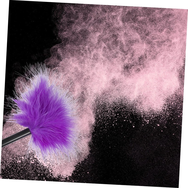 Baluue 2pcs Soft Velour Makeup Puff for Loose Powder Facial