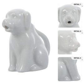 OSALADI Ceramic Creamer with Handle Mini Dog Creamer Small Coffee Milk Creamer Pitcher Milk Tea Syrup Dressing Server for Home