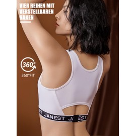 Funyco Trans 2.0 Women's Binder, Updated Setting Chest Binder, 90% Latex-Containing Chest Binder for Tomboy, Transgenic, FTM, Comfortable, Breathable and Adjustable, White