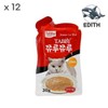 Bean heart red bean heart 12 Jjuru Cat Treat Pouches 30g / 고양이 간식 쮸루 파우치 30g 12개