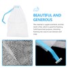 TOVINANNA 8pcs Foaming Mesh Soap Net Bags Multi-function Facial Exfoliating
