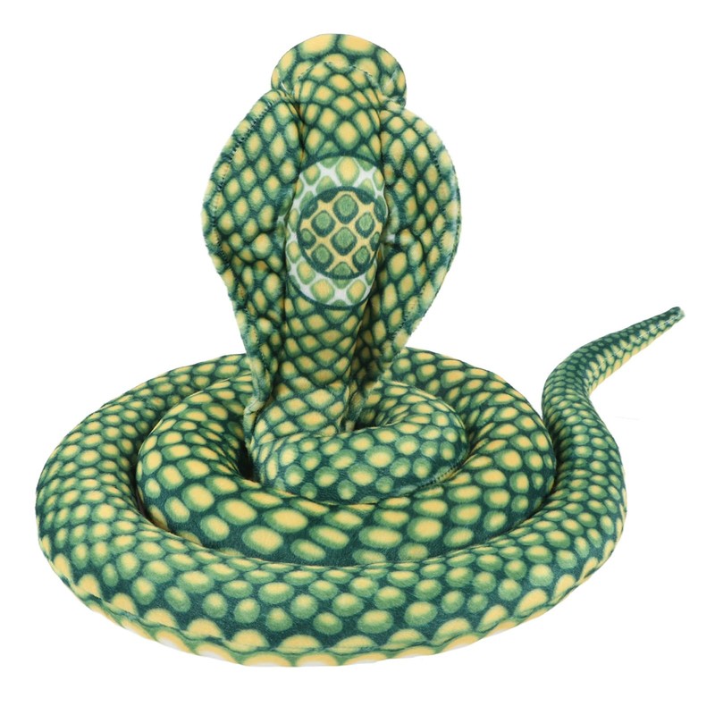 Plush Snake Plush Vivid Home Decoration PP (Green)