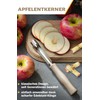 Menz Apple Corer with Wooden Handle and Stainless Steel Blade