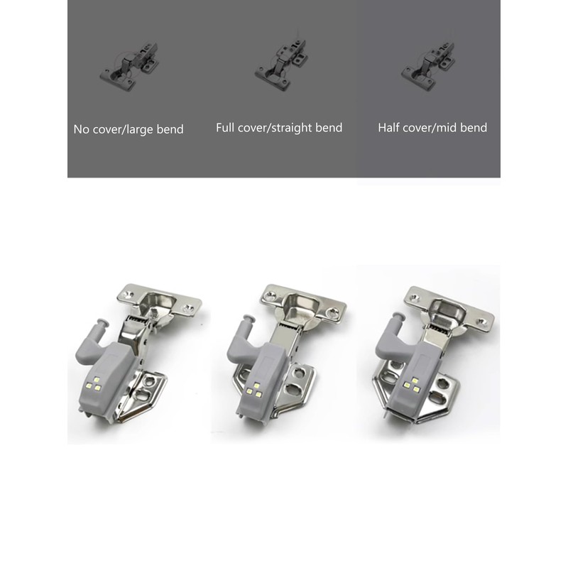 10Pcs Hinge LED Sensor Light, Universal LED Hinge Light for