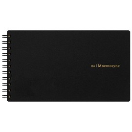 Maruman MNEMOSYNE Notebook 3.94 x 6.69 Inches (Long & Narrow), 5mm-squared, 80 Sheets (N186)