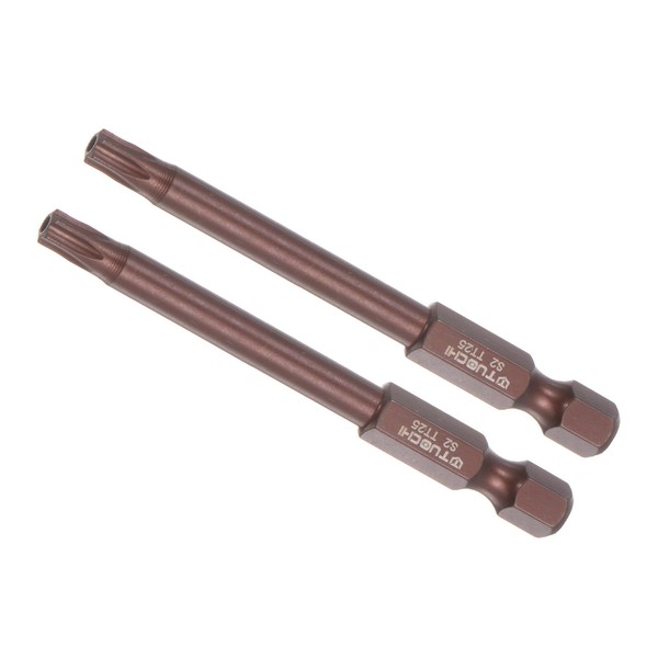 CoCud Magnetic Torx Screwdriver Bit, T25 3" Length 1/4" Hex