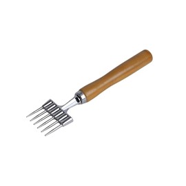 Thunder Group IRCP008 Ice Pick, Total Length 8.9 inches (22.6 cm), 6 Jaws, Ice Breaker, Wooden Handle