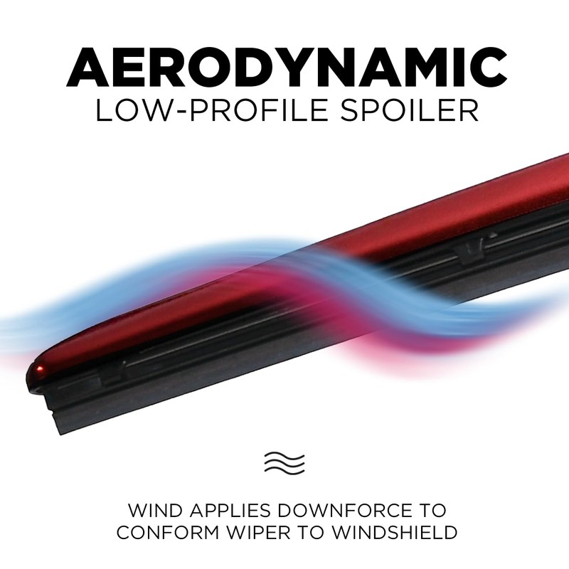 Clix Wipers - Jeep Wrangler & Gladiator (16"/16") Red Chrome