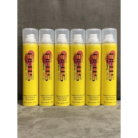 RUSK 6 TRAVEL SIZE 1.8 OZ RUSK THERMAL STR8 HAIR PROTECTIVE UVA UVB FLAT IRON SPRAY