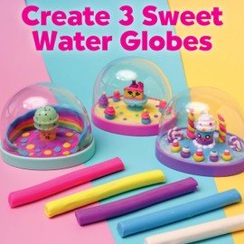Creativity for Kids Make Your Own Water Globes: Sweet Treats - Girls Arts and Crafts, Create 3 DIY Snow Globe Kids Toys, Gifts for Girls (Ages 6+)