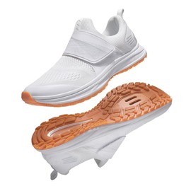 Pairobin Women's Indoor/Outdoor Cycling Shoes - Comfortable, Breathable, SPD Cleats Compatible - White