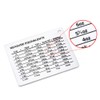 1 Piece Stainless Steel Magnetic Kitchen Conversion Chart Refrigerator Magnet