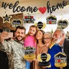 Welcome Home Decorations | Pre-Strung Glitter Welcome Home Banner and