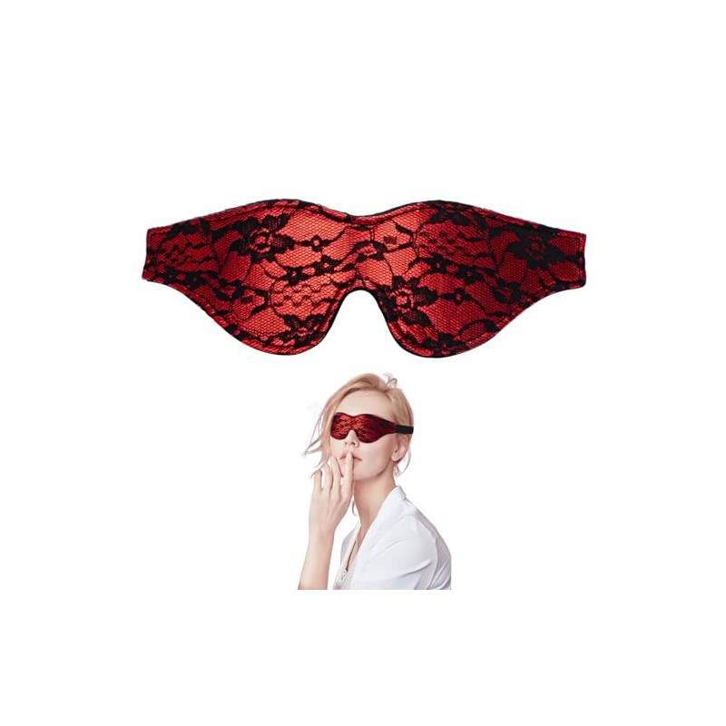Jesiah Lace Sleep Mask Anti-Wrinkle Sleep Blindfold 100% Blackout Eye