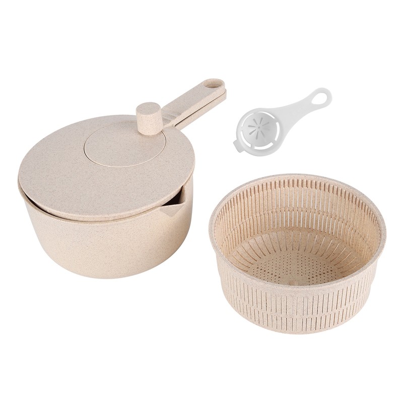 Salad Spinner Fruit Vegetable Dryer Strainer Sifter Manual Vegetables Rice