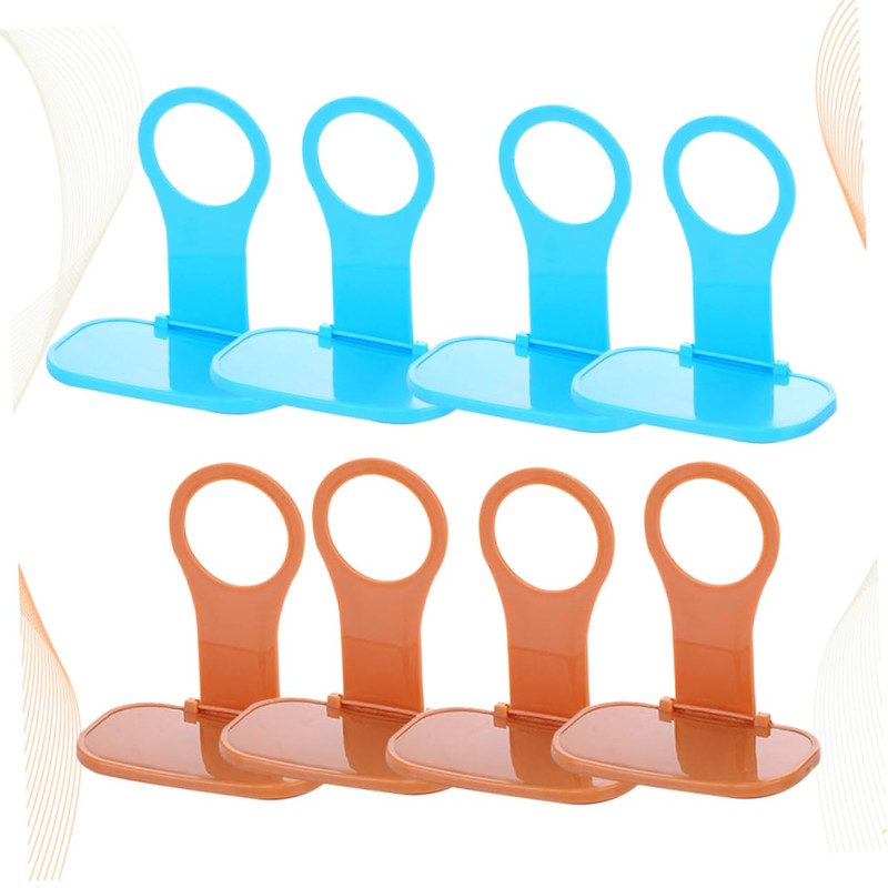 SHOWERORO 8 Pcs Wall Mounted Phone Hanging Stand Folding Charging