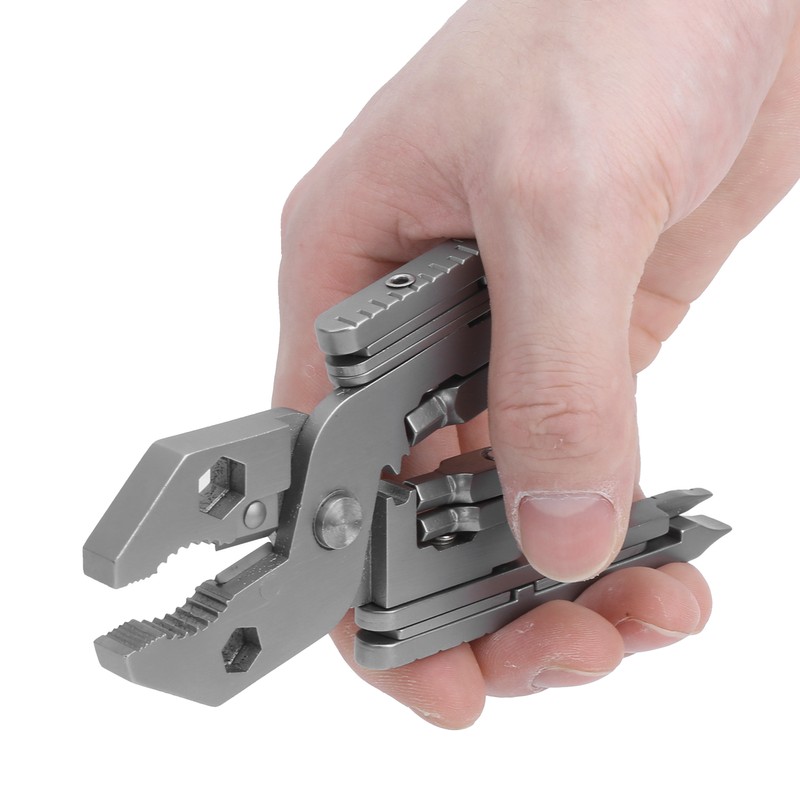 Outdoor 25in1 MultiFunctional Pliers Kit Stainless Steel Multitool with Knife